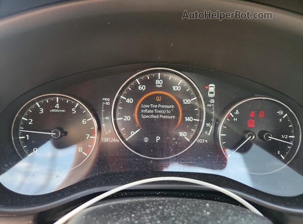 JM1BPBCL7M1330546 2021 MAZDA 3 Gray Instrument cluster view