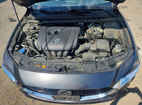 JM1BPBCL7M1330546 2021 MAZDA 3 Gray Rear interior view