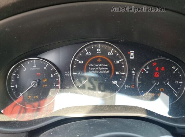 JM1BPBEM6K1125061 2019 MAZDA 3 Red Widok zestawu wskaźników