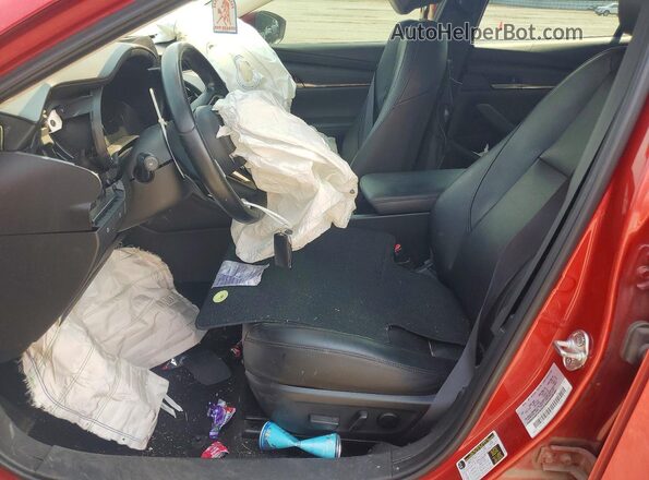 JM1BPBEM6K1125061 2019 MAZDA 3 Red Widok wnętrza z przodu