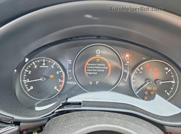 JM1BPBLM5R1658404 2024 MAZDA 3 Blue Vista del cuadro de instrumentos
