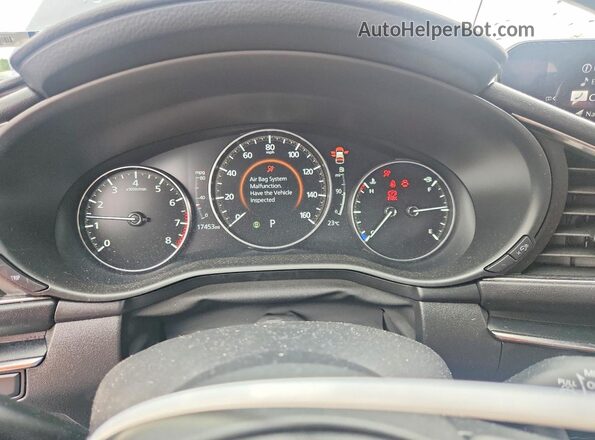 JM1BPBLM5R1708136 2024 MAZDA 3 Gray Instrument cluster view