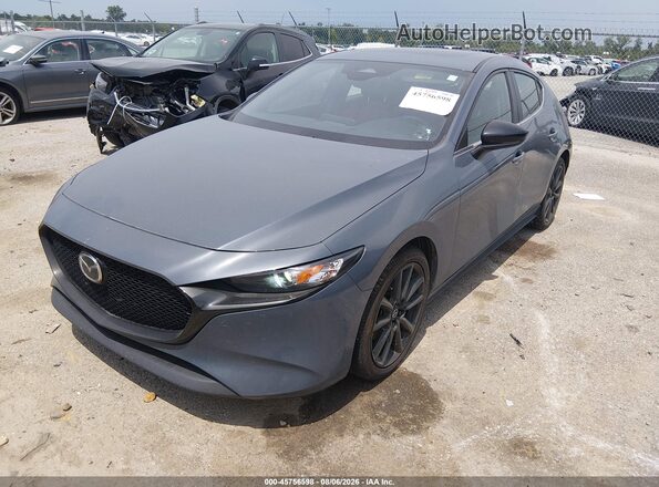 JM1BPBLM9R1710794 2024 MAZDA 3 Gray წინა მარცხენა ხედი სამი მეოთხედიდან