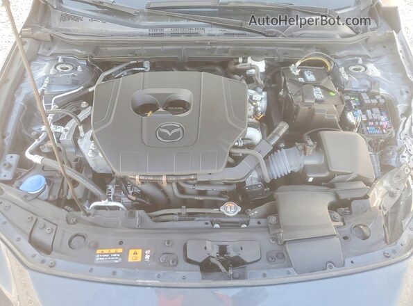 JM1BPBLMXR1709413 2024 MAZDA 3 Gray Widok wnętrza z tyłu