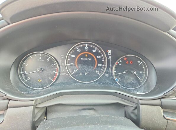 JM1BPBML1M1401674 2021 MAZDA 3 White Вид щитка приладів