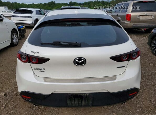 JM1BPBML9M1402216 2021 MAZDA 3 White Հետևի տեսք