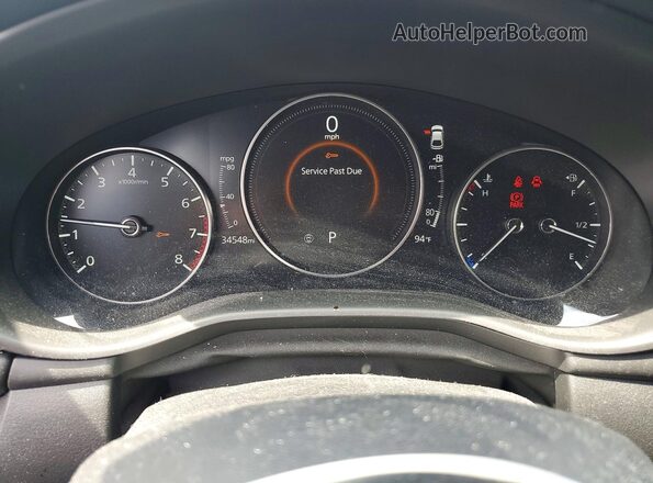 JM1BPBMM0L1175084 2020 MAZDA 3 Gray ხელსაწყოთა პანელის ხედი