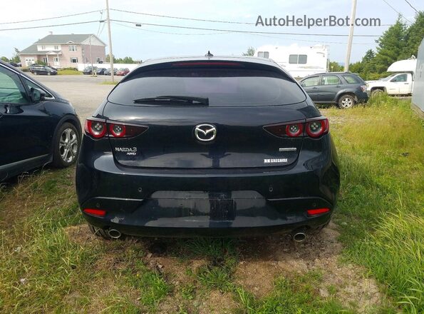 JM1BPBMM8L1173325 2020 MAZDA 3 Black Հետևի տեսք