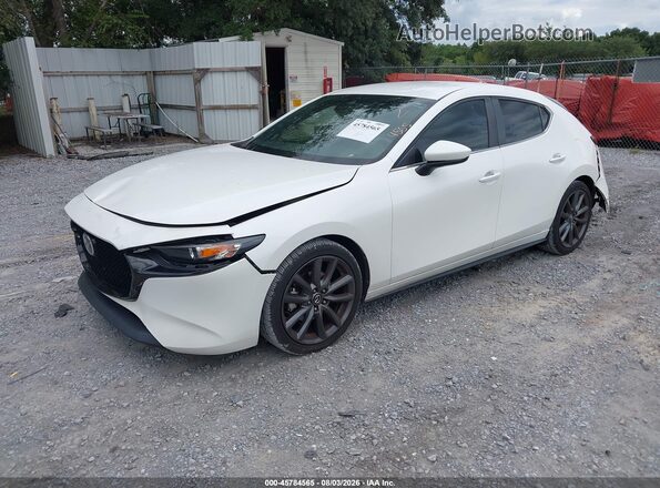 JM1BPBMMXK1127218 2019 MAZDA 3 White Передня ліва чверть