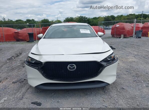 JM1BPBMMXK1127218 2019 MAZDA 3 White Вид щитка приладів