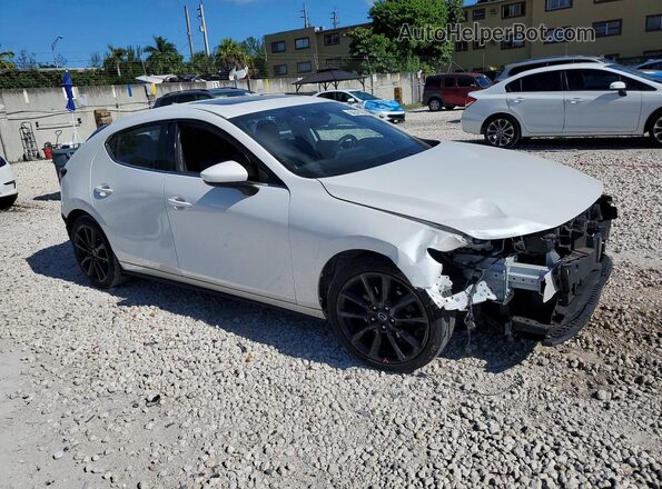 JM1BPBNM3K1124207 2019 MAZDA 3 Белый Передняя правая четверть