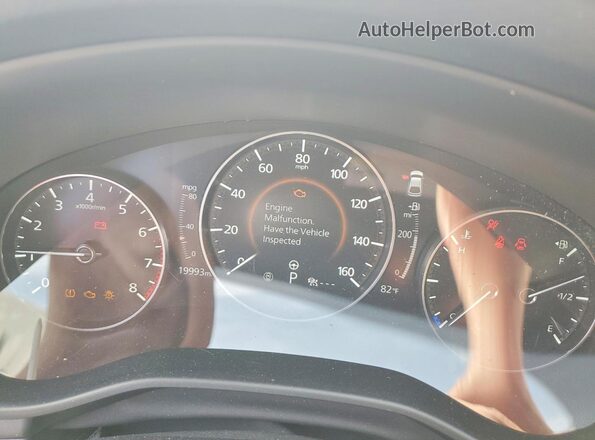 JM1BPBNY0P1622021 2023 MAZDA 3 Красный Вид щитка приборов
