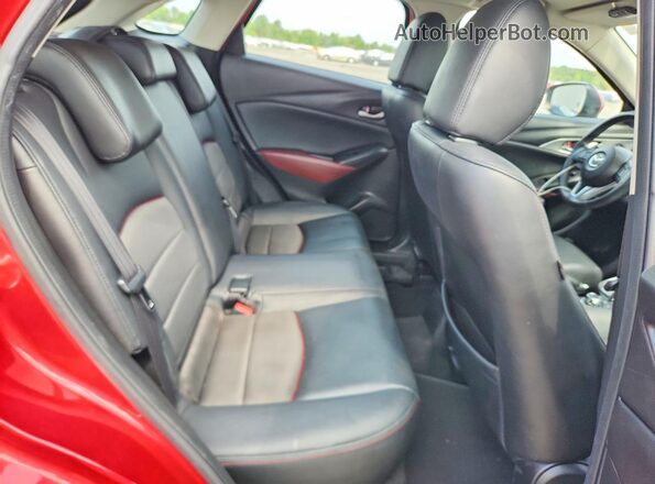 JM1DKBC70G0105440 2016 MAZDA CX-3 Red Вид задніх сидінь
