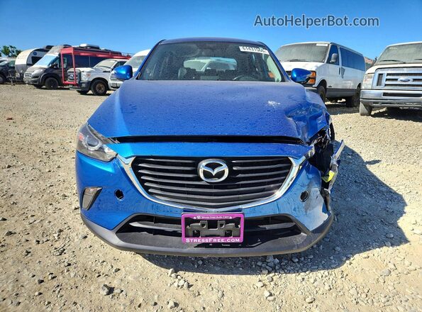 JM1DKBC73G0118618 2016 MAZDA CX-3 Blue Դիմացի տեսք