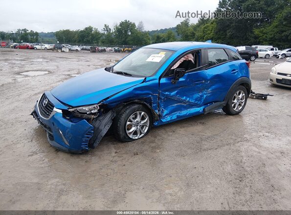 JM1DKBC73G0119686 2016 MAZDA CX-3 Blue Vista tres cuartos delantera izquierda