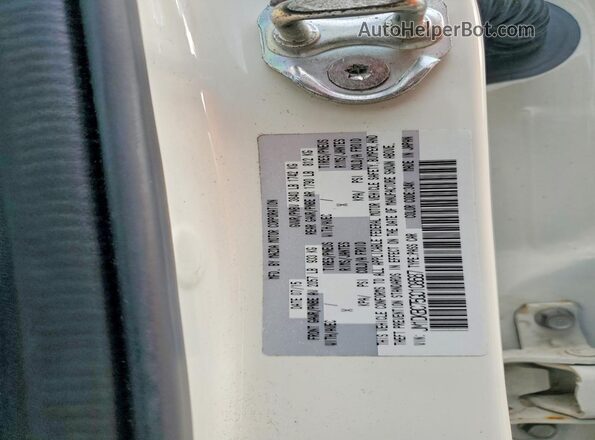 JM1DKBC75G0108687 2016 MAZDA CX-3 White VIN sticker view