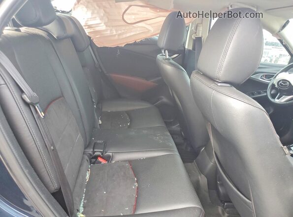 JM1DKBD70G0123662 2016 MAZDA CX-3 Синий Вид задней части салона