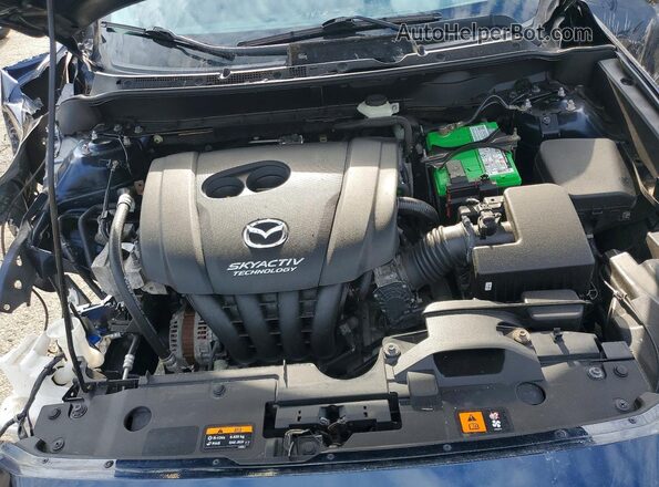 JM1DKBD70G0123662 2016 MAZDA CX-3 Синий Вид подкапотного пространства