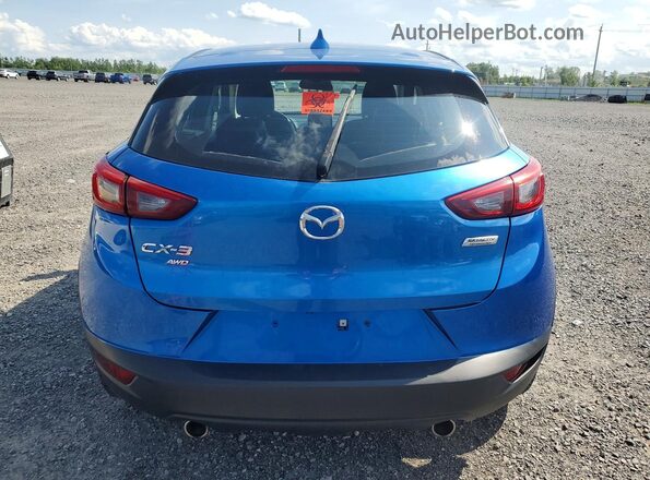 JM1DKBD75G0105853 2016 MAZDA CX-3 Blue Вид ззаду