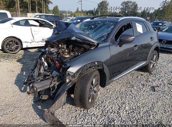 JM1DKBD76G0114271 2016 MAZDA CX-3 Gray Vista tres cuartos delantera izquierda