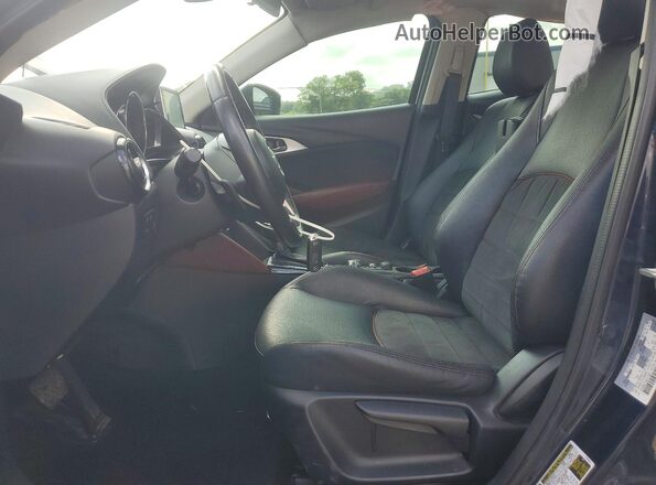 JM1DKBD7XG0111941 2016 MAZDA CX-3 Blue Widok wnętrza z przodu