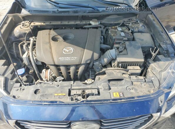 JM1DKBD7XG0111941 2016 MAZDA CX-3 Blue Widok wnętrza z tyłu