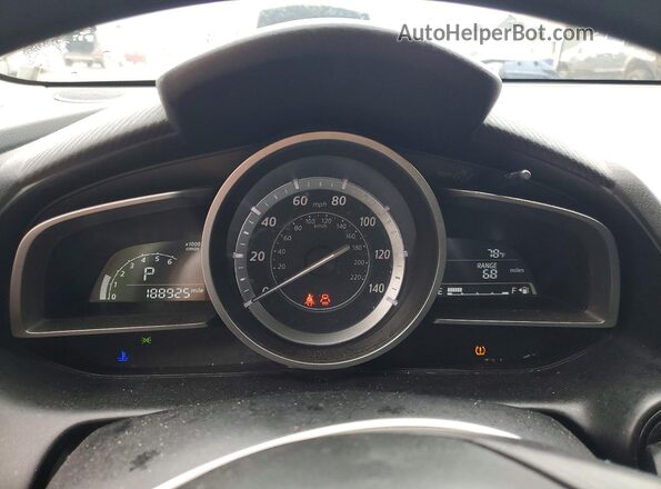 JM1DKDB72H0150233 2017 MAZDA CX-3 Silver Widok zestawu wskaźników