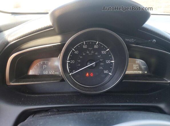 JM1DKDB72K0442505 2019 MAZDA CX-3 Красный Вид щитка приборов