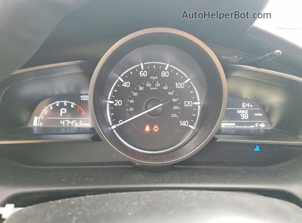 JM1DKDB72K0443668 2019 MAZDA CX-3 White Widok zestawu wskaźników