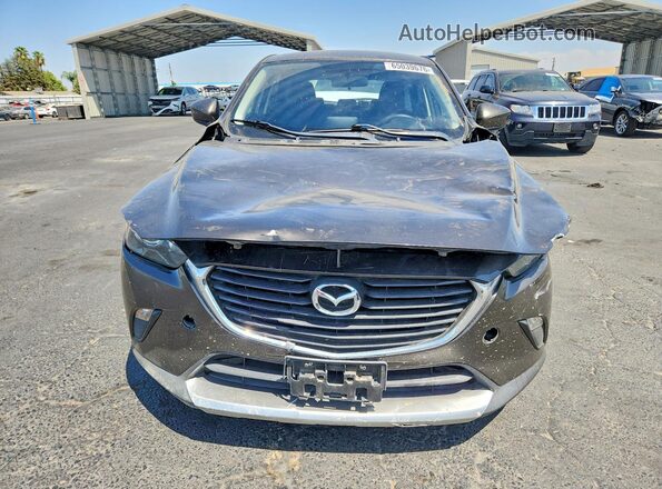 JM1DKDB76H0159615 2017 MAZDA CX-3 Gray Vista frontal