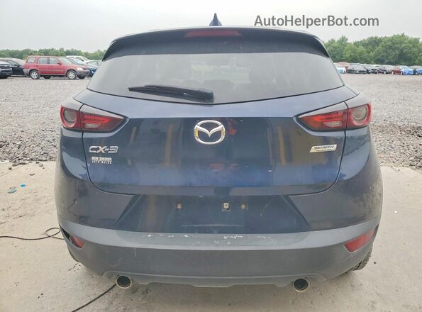 JM1DKDB76L1470352 2020 MAZDA CX-3 Blue Widok z tyłu