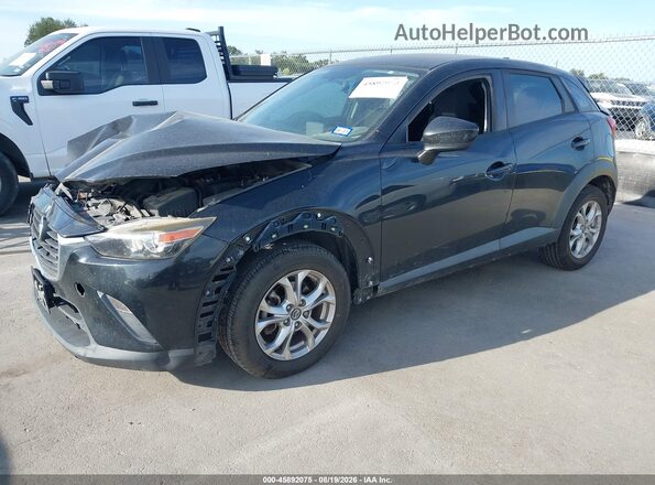 JM1DKDB77G0137024 2016 MAZDA CX-3 Black წინა მარცხენა ხედი სამი მეოთხედიდან