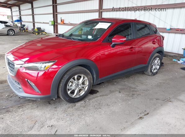 JM1DKDB78M1502820 2021 MAZDA CX-3 Red Vista tres cuartos delantera izquierda