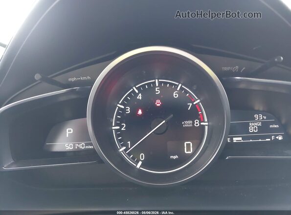JM1DKDB78M1502820 2021 MAZDA CX-3 Red Vista de los asientos traseros