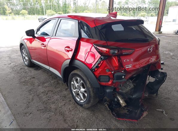 JM1DKDB78M1502820 2021 MAZDA CX-3 Red Trasero izquierdo