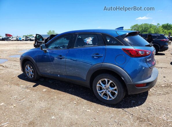 JM1DKDB7XJ0308081 2018 MAZDA CX-3 Blue უკანა მარცხენა