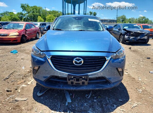 JM1DKDB7XJ0308081 2018 MAZDA CX-3 Blue წინა ხედი
