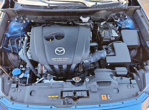 JM1DKDB7XJ0308081 2018 MAZDA CX-3 Blue ძრავის განყოფილების ხედი