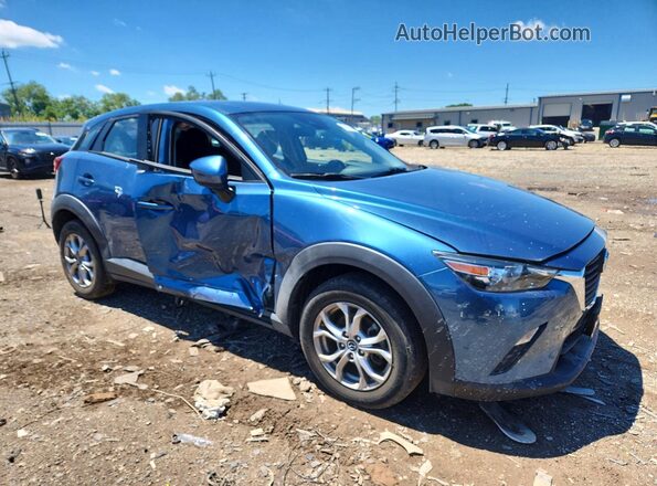 JM1DKDB7XJ0308081 2018 MAZDA CX-3 Blue წინა მარჯვენა