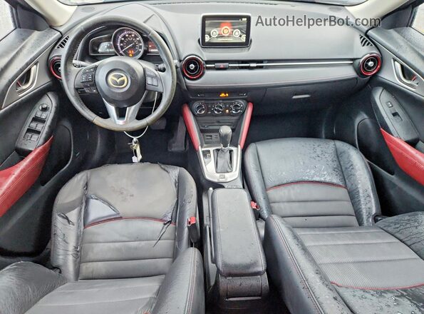 JM1DKDC72H0159139 2017 MAZDA CX-3 Gray წინა პანელის ხედი