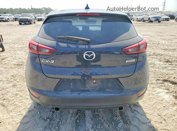 JM1DKDC74K0411884 2019 MAZDA CX-3 Blue Widok z tyłu