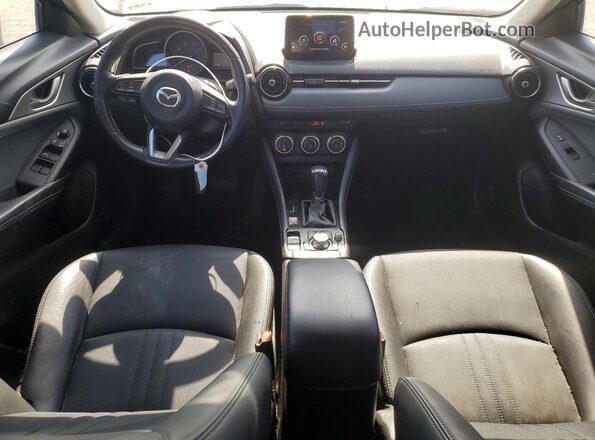 JM1DKDC74K0411884 2019 MAZDA CX-3 Blue Widok deski rozdzielczej