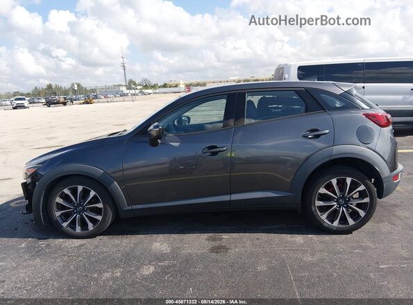 JM1DKDC78K1458989 2019 MAZDA CX-3 Gray Vista interior de 360 grados
