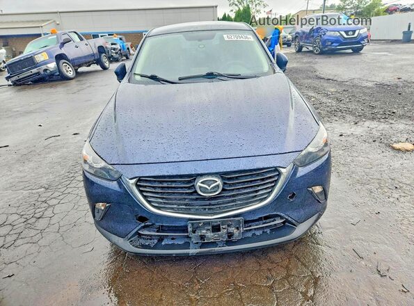 JM1DKFB70H0145995 2017 MAZDA CX-3 Blue Widok z przodu