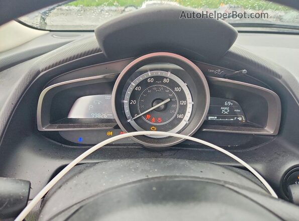 JM1DKFB70H0145995 2017 MAZDA CX-3 Blue Widok zestawu wskaźników