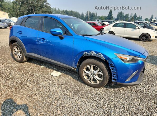 JM1DKFB71G0138004 2016 MAZDA CX-3 Blue წინა მარჯვენა