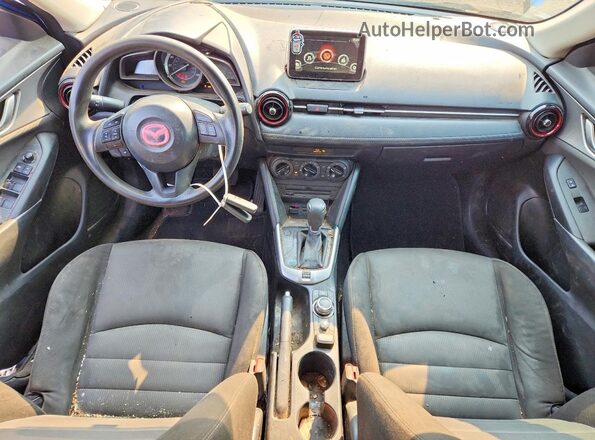 JM1DKFB71G0138004 2016 MAZDA CX-3 Blue წინა პანელის ხედი