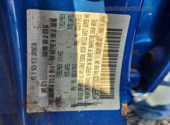 JM1DKFB71G0138004 2016 MAZDA CX-3 Blue ძრავის განყოფილების ხედი