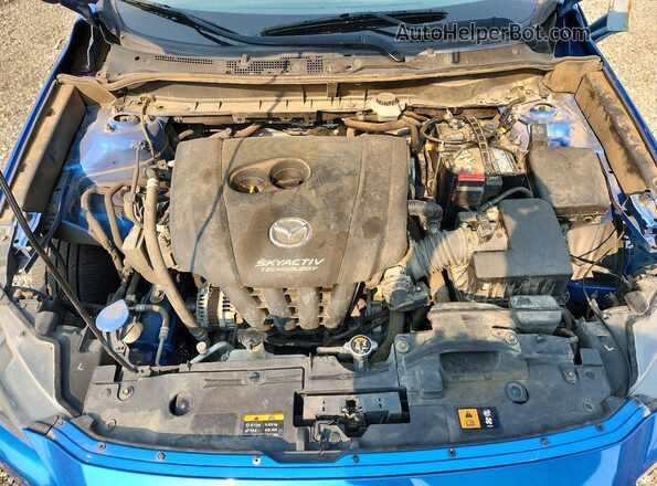 JM1DKFB71G0138004 2016 MAZDA CX-3 Blue უკანა სალონის ხედი