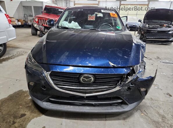 JM1DKFB71M1503304 2021 MAZDA CX-3 Blue Вид спереду